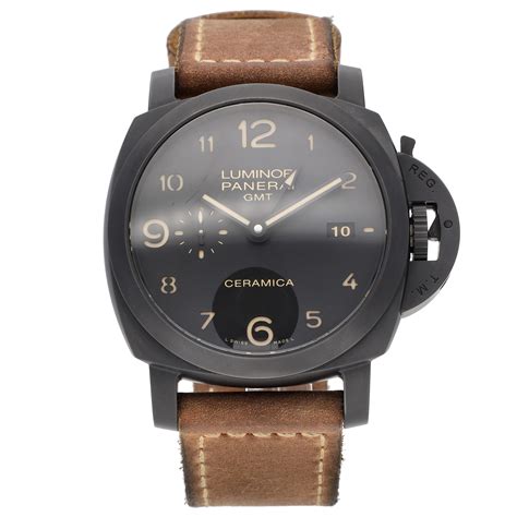 Panerai Luminor. GMT. CERAMIC. PAM 441. 3 Days. Full Set..